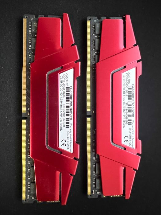 Pamięć RAM DDR4 16GB (2x8) G.Skill Ripjaws V 3600MHz CL19 XMP