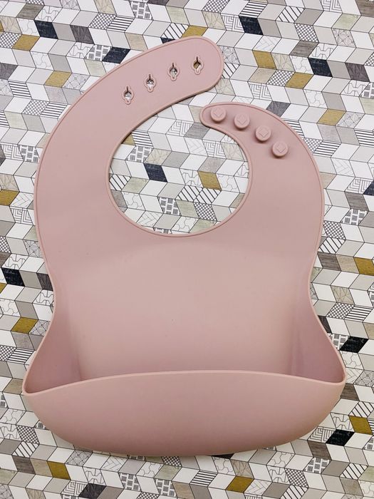 Силіконовий нагрудник слюнявчик для годування