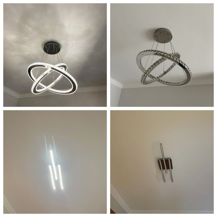 4 Candeeiros de Teto