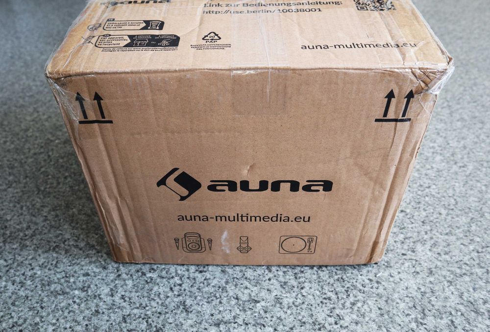 Новый Музыкальный центр Auna MC-40 DAB, FM/DAB+, Bluetooth, CD, USB, пульт