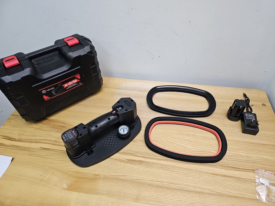 На 170кг Мощная Присоска NOVQO X-GRIP - Grabo +2Акб 16.V+ Резинки