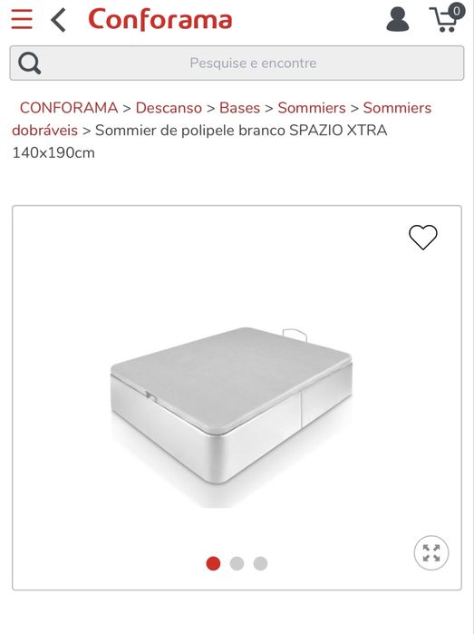 Estrutura cama conforama 160