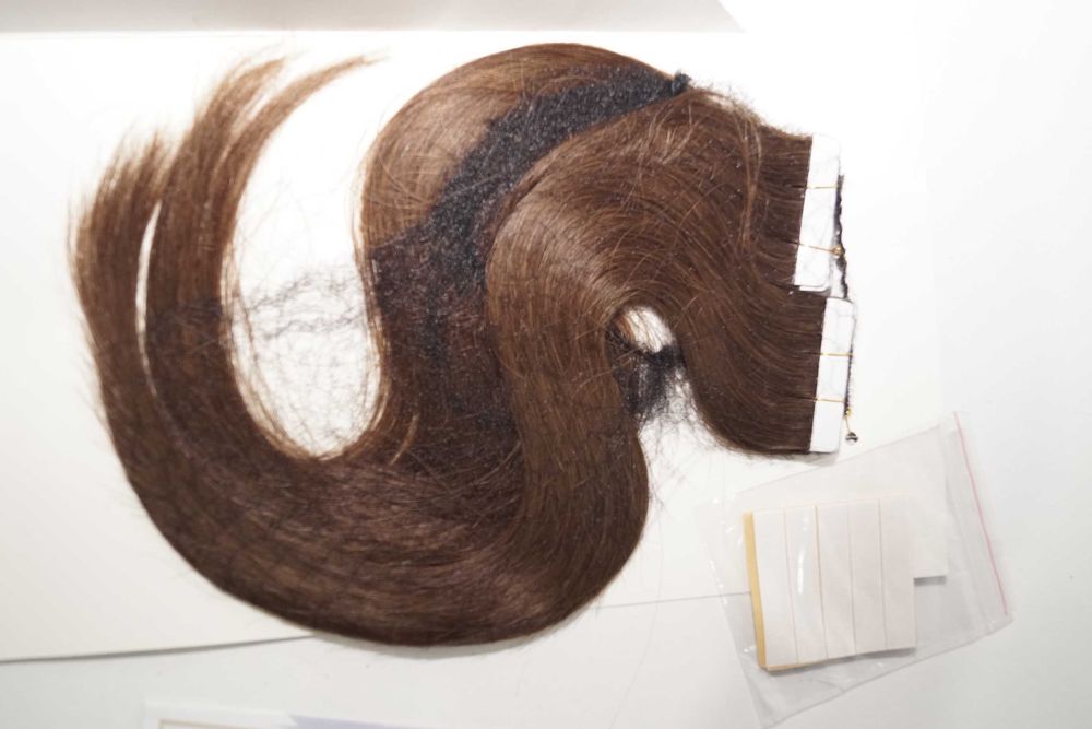 1356 Doczep 100% ludzkich włosów włosy przyklejane tht1404y-aav 35cm