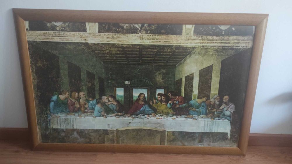 Quadro com moldura A Última Ceia