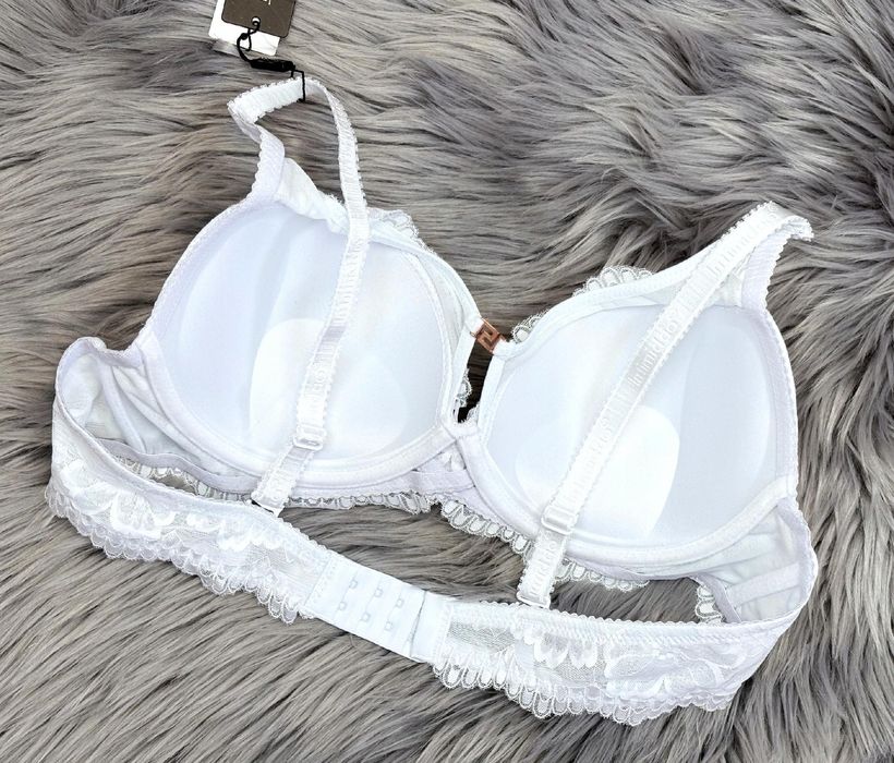 75b biustonosz push-up intimidao biały stanik