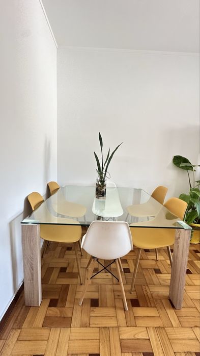 Vende mesa de vidro temperado