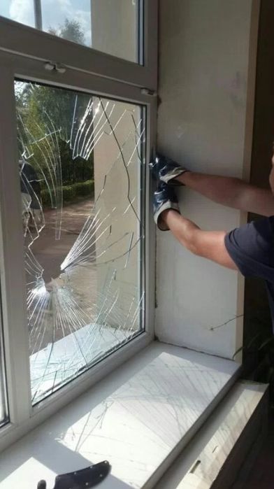 Замена стеклопакета, откосы, регулировка окон, ремонт