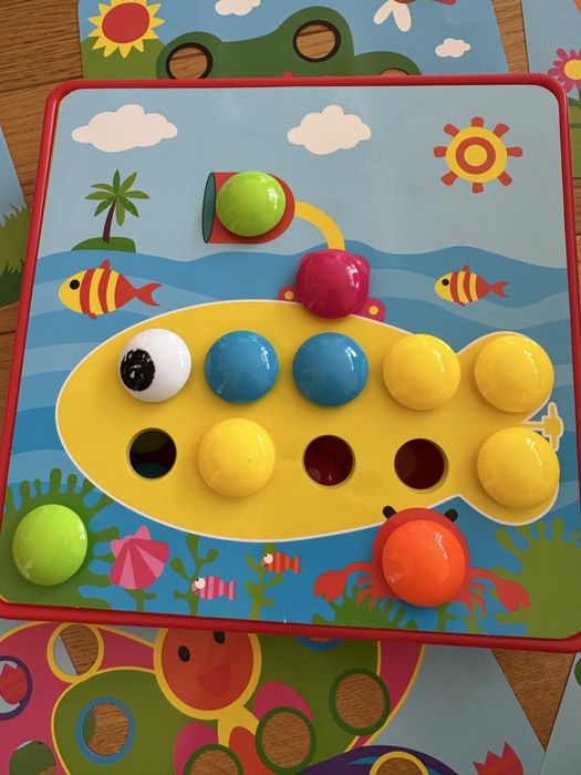 Ukladanka guzikowa dla dzieci