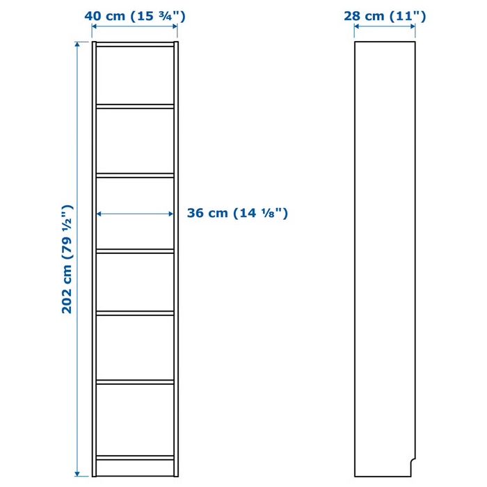 Regał Billy Ikea | Drzwi Oxberg - jak nowe!