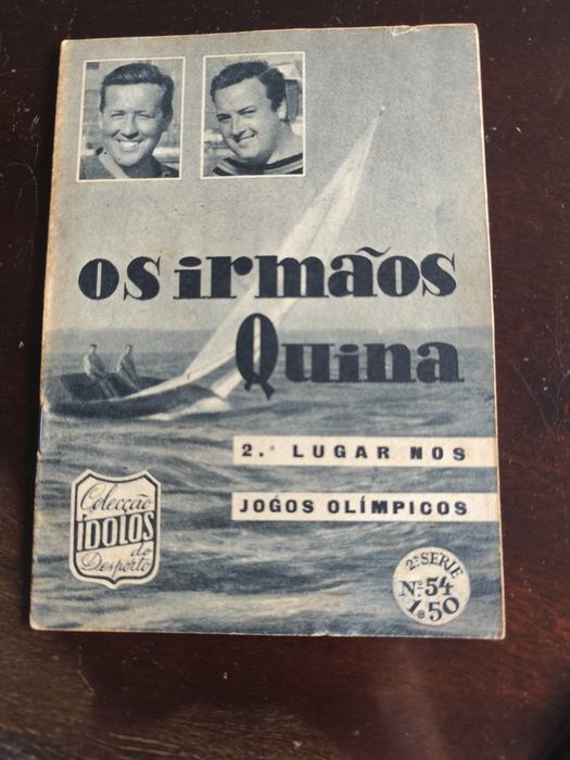 Coleção ídolos do desporto: os irmãos quina 2a série número 54