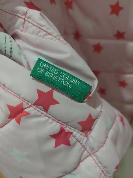 Bezrękawnik, dwustronny firmy Benetton 10-11 Y