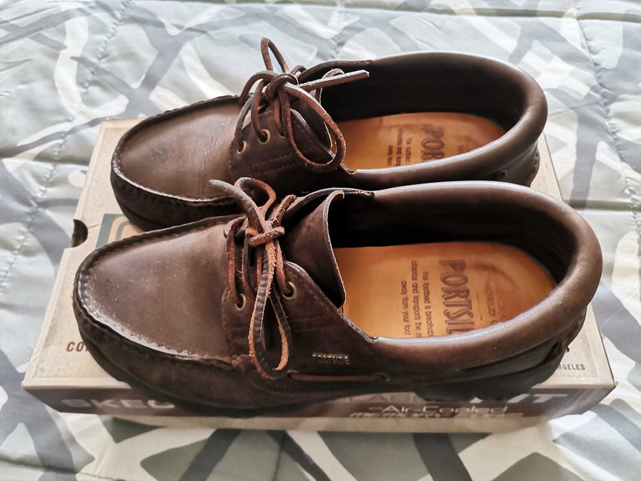 Velas / Sapatos Portside, em pele - 39