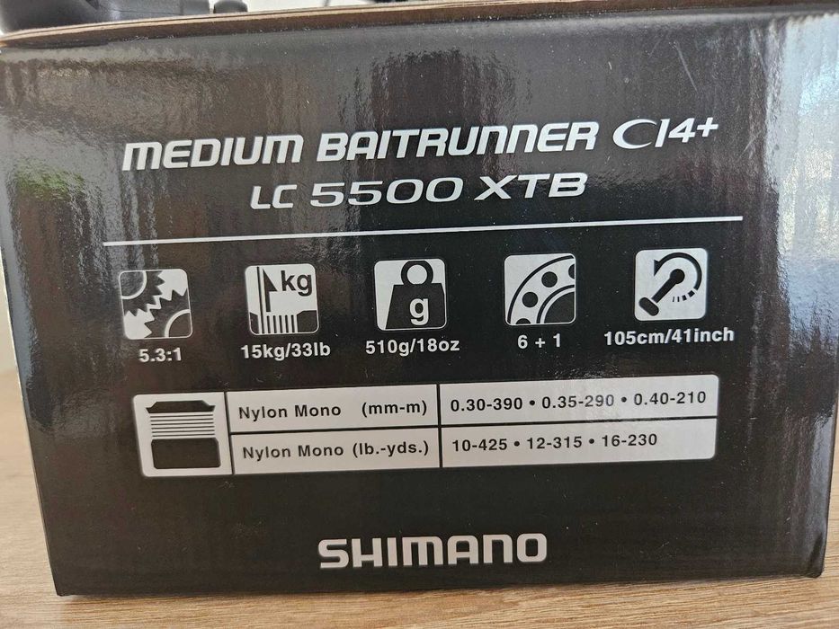 Kołowrotek Shimano Medium Baitrunner CI4+ 5500 LC XTB