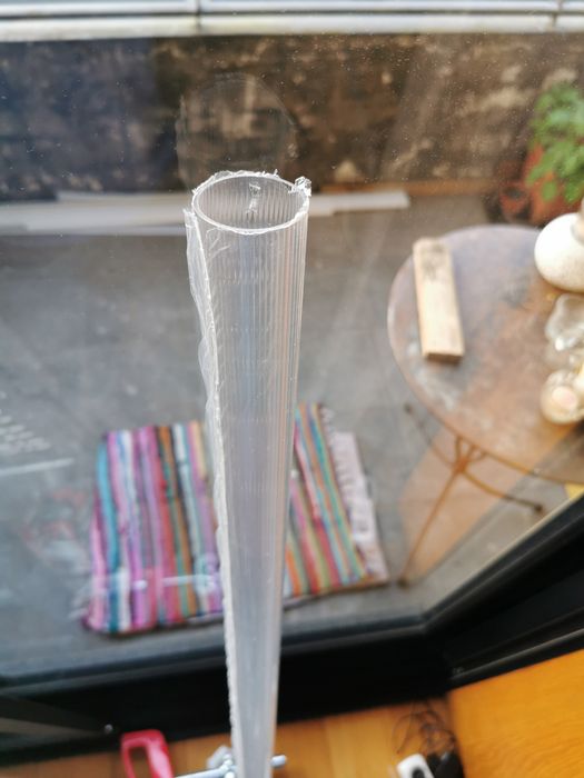 Tubos proteção lâmpadas T8 1200mm