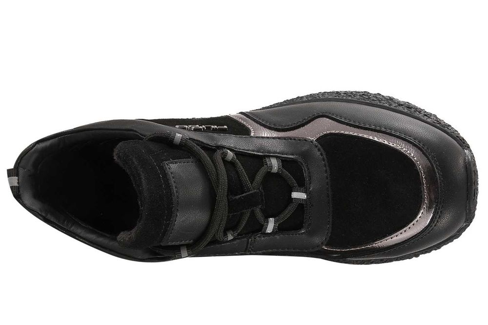 Skórzane BUTY/Sneakersy/Damskie/Przejściówki/Nowe/Czarne ''39'' Filippo