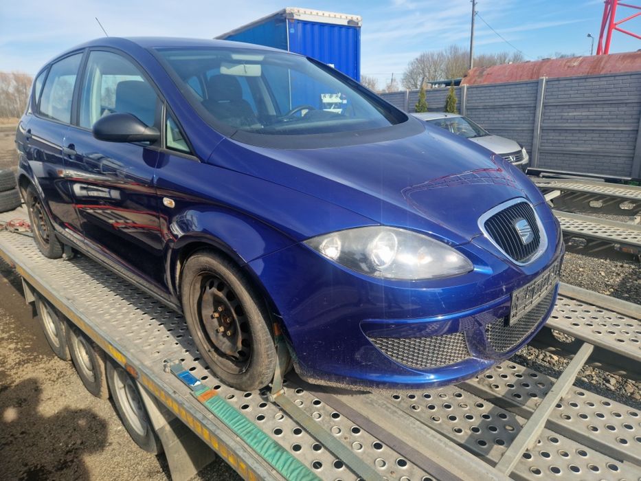Seat altea LS5S granatowy metalik silnik 1.6mpi maska blotnik 5drzwi