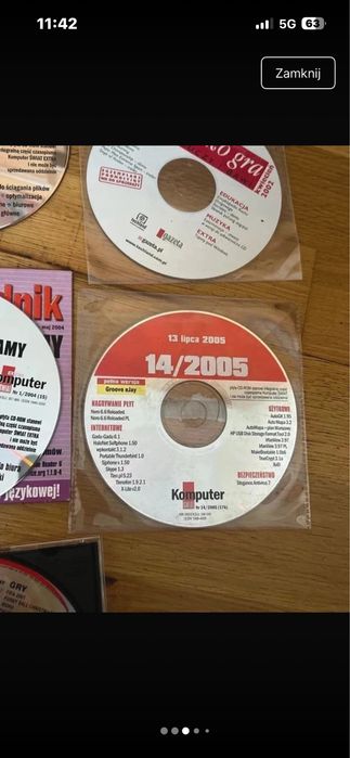 5 starych gier na PC - komputer swiat i CD Action - stan bdb