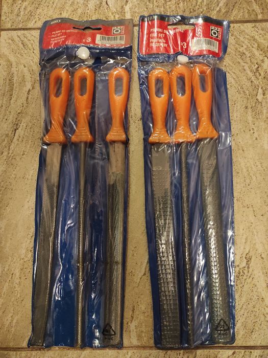 Набор напильников, рашпилей 3 шт TOP TOOLS Розпродаж