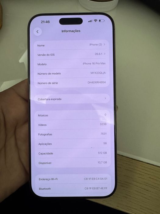 iphone 16 pro max 512gb (desert titanium)
