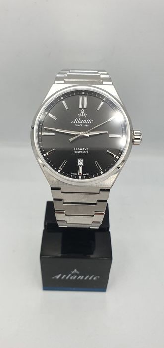 Atlantic Seawave na bransolecie - szafir - Swiss Made - 40 mm