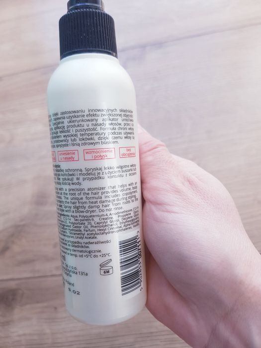 Nowy spray do włosów dodający objętości  Marion Termoochrona  130ml