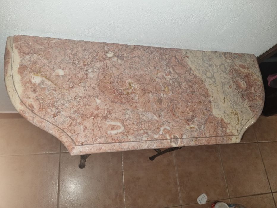 Consola com pedra mármore