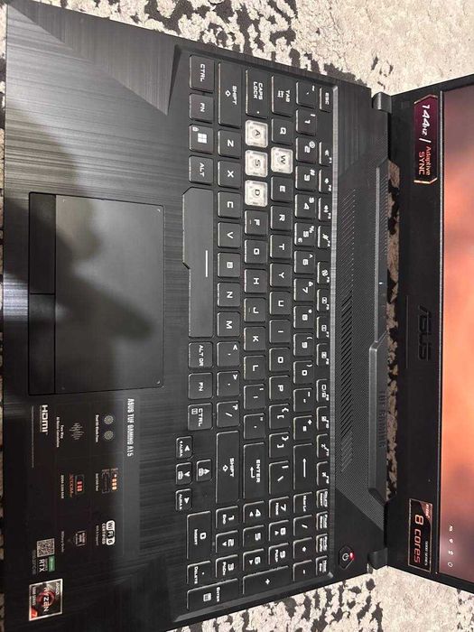 Laptop gamingowy ASUS TUF Gaming A15 R7 5800H 16GB RAM  RTX3060