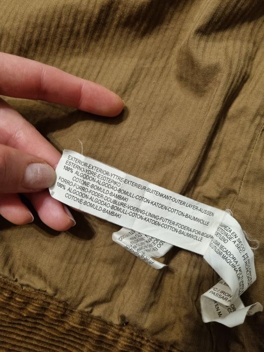 Kurtka sztruksowa Massimo Dutti