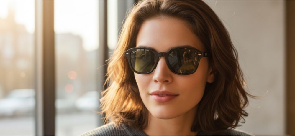 -50% Ray-Ban RB 4458D 601/9A Polarized okulary przeciwsłoneczne UV L czarne nowe
