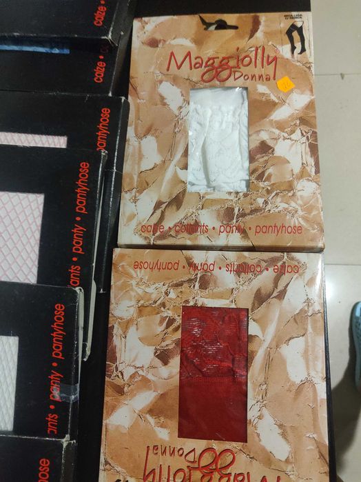 Conjunto 9 collants meia-liga - tamanho L