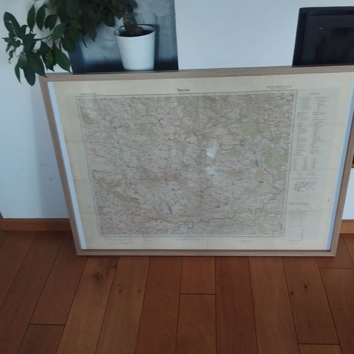 Stara mapa Staszów z 1940 r.