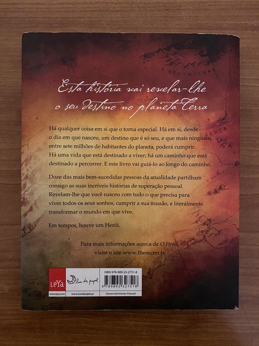 Livro “Heroi”- Rhonda Byrne