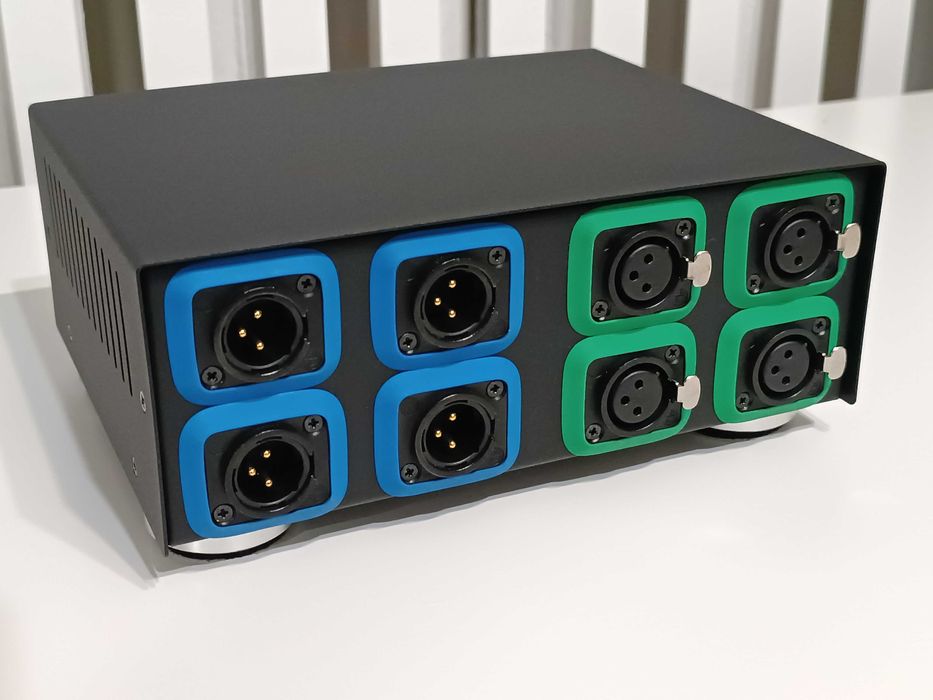 Коммутатор акустического сигнала, RCA XLR разветвитель, селектор