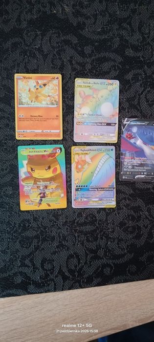 Karty Pokemon stan dobry