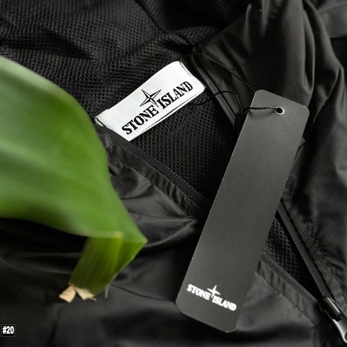 Нейлон - 100% | Ветровка Стон Айленд Черное | Куртка Stone Island