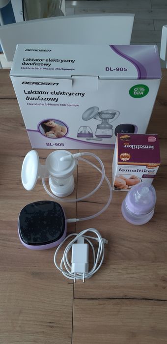 Laktator elektryczny dwufazowy Berdsen Bl-905 plus akcesoria