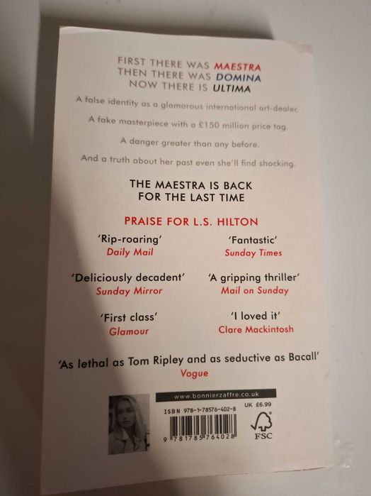 Vendo livro escrito em inglês,  Ultima