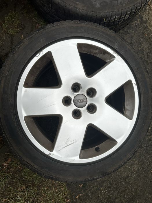 Komplet felg audi A6 A8 255/45/18 orginał opony zimowe