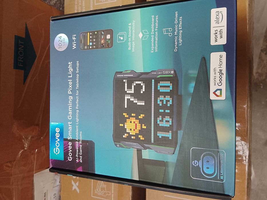 Painel de Luz Govee Pixel Light 32x32 RGBIC WiFi Alexa IA Gaming