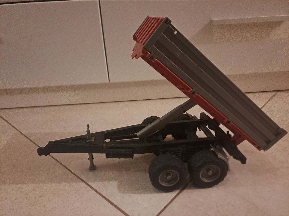 Ciągnik traktor Ferguson 7480 tur przyczepa Bruder