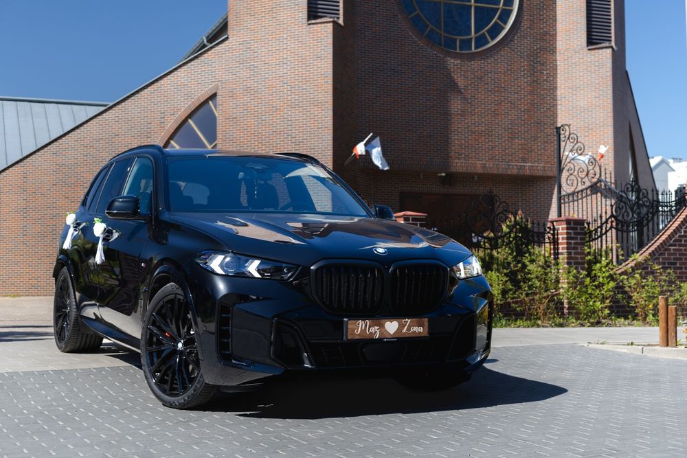 Auto do ślubu BMW X5 - czarny szafir 2026!