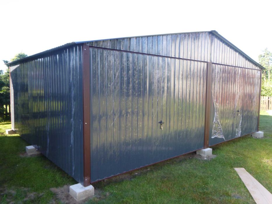 Garaż blaszany 6x5 Magazyn Garaże blaszane 6x5 6x6 PRODUCENT raty PROMOCJA