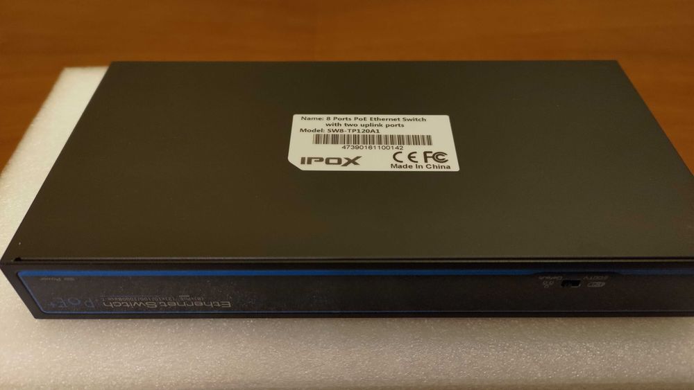SWITCH POE SW8-TP120A1 8 portów IPOX