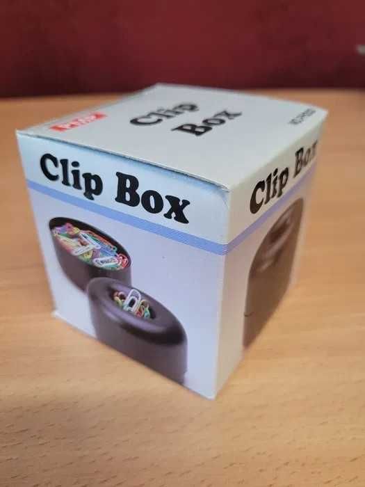 Бокс для скрепок в школу, бочёнок для скрепок, хранения, новый