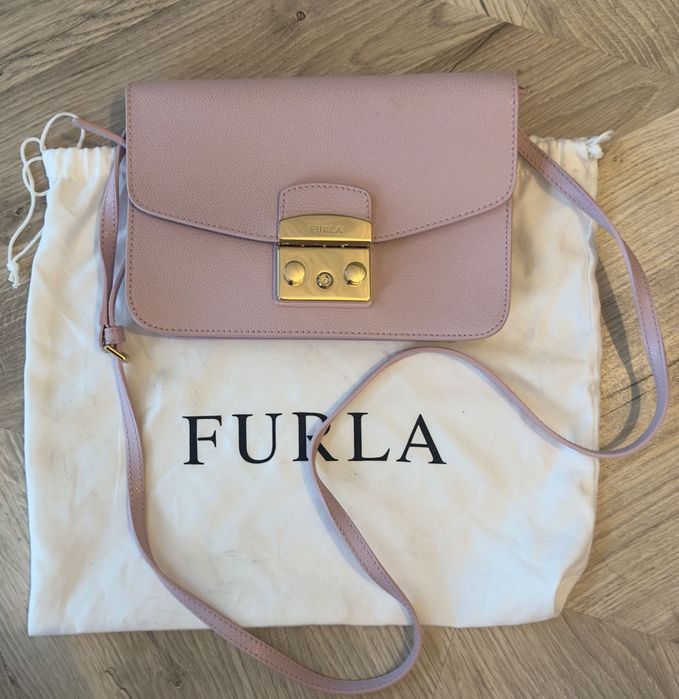 Torebka Furla jasny róż