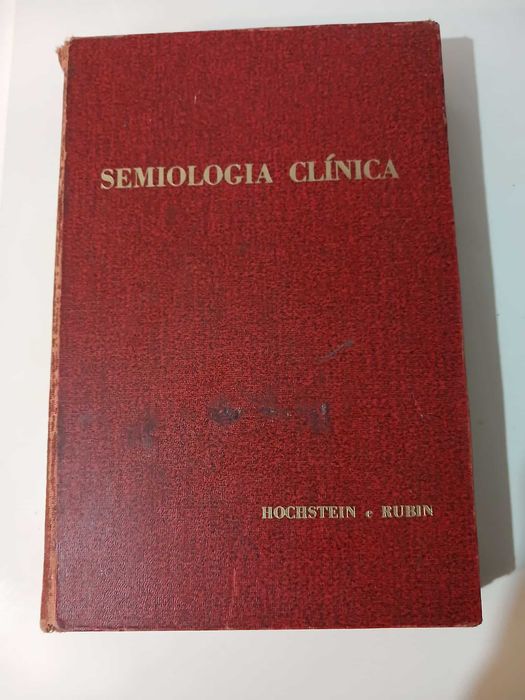 livro de medicina usado "semiologia clínica" de hochstein e rubin 1968