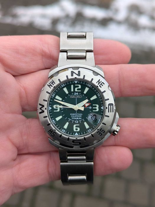 Seiko Landtrek SBCJ009 GMT Prospex Titanium
