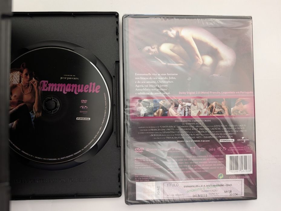 DVD Emanuelle + Emanuelle 2 a Anti Virgem
