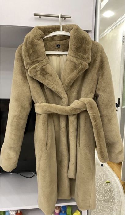 Коричнева тепла шубка Тедді. Розмір хс-м