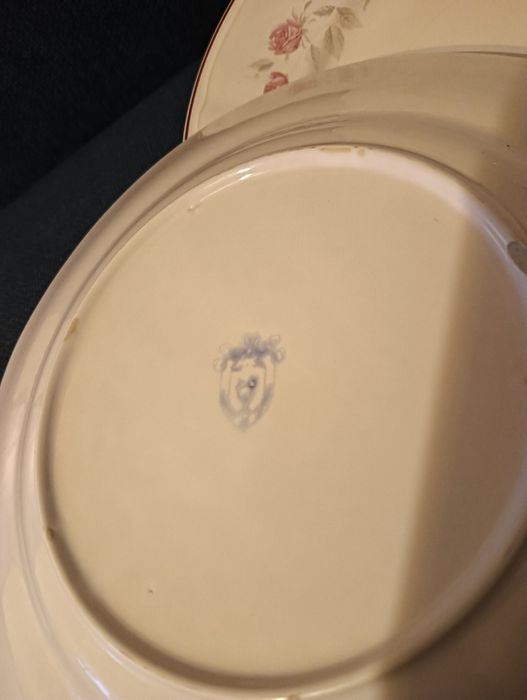 Conjunto de cerâmica/loiça 4 pratos antigos Faianças da Capoa Vintage*